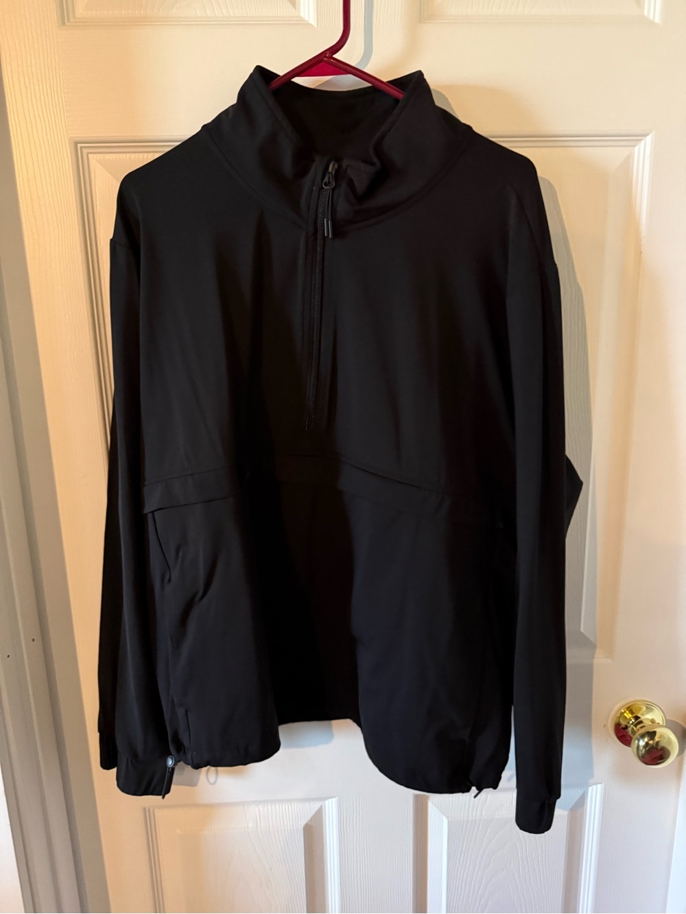Women's Black Quarter-Zip Jacket